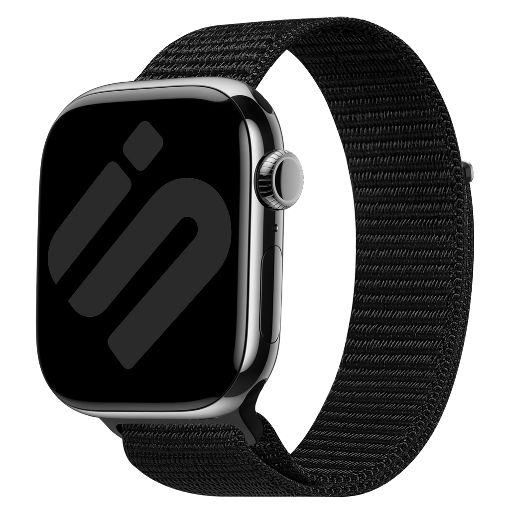 Apple Watch Black Nylon Band For Comfortable Everyday Wear