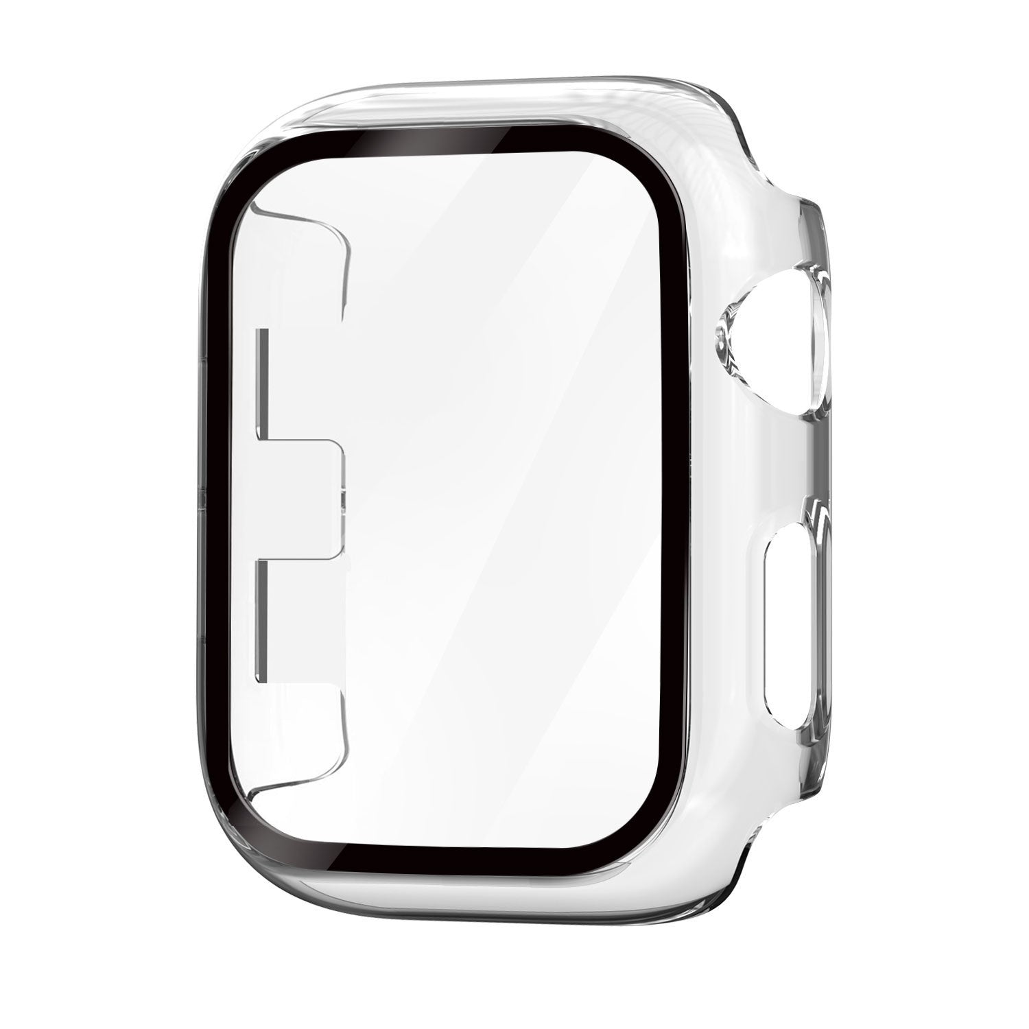 Apple Watch Transparent Glass Cover And Clear Hard Case