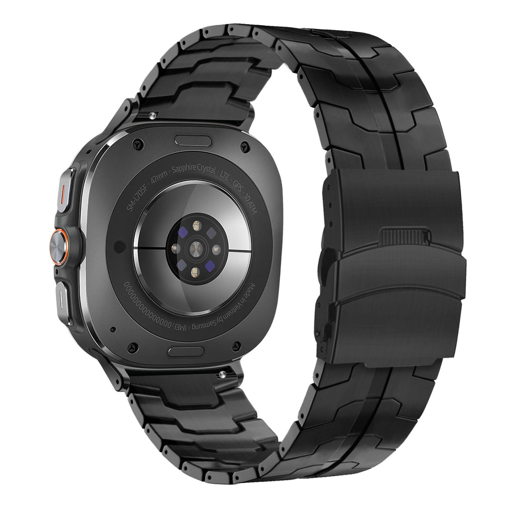 Bracelet à maillons en titane pour Samsung Galaxy Watch Ultra, bracelet noir fer Bandz