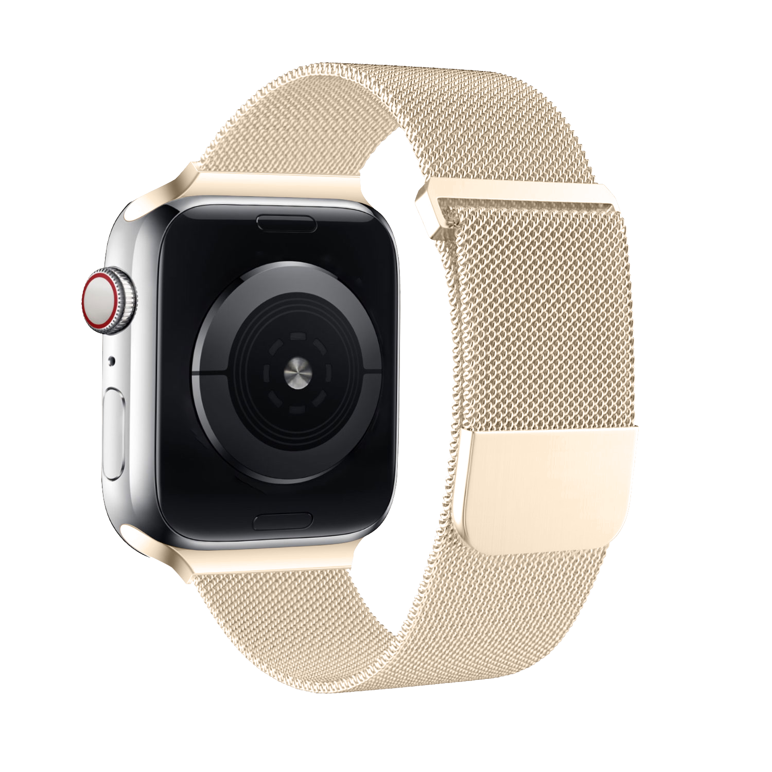 Apple Watch Band With Retro Gold Milanese Loop Strap