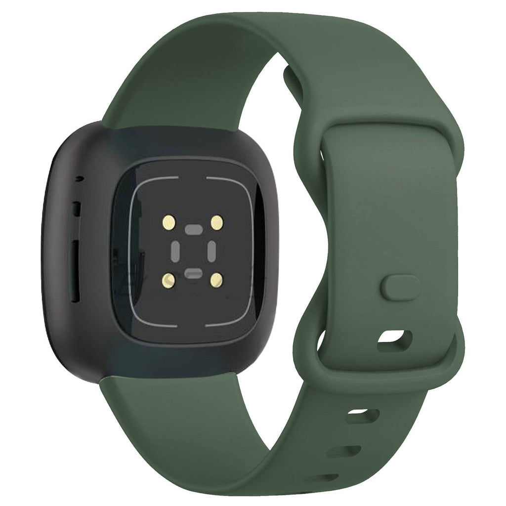 Fitbit Versa 3 Klassieke Donkergroene Siliconen Band Voor Versa 3