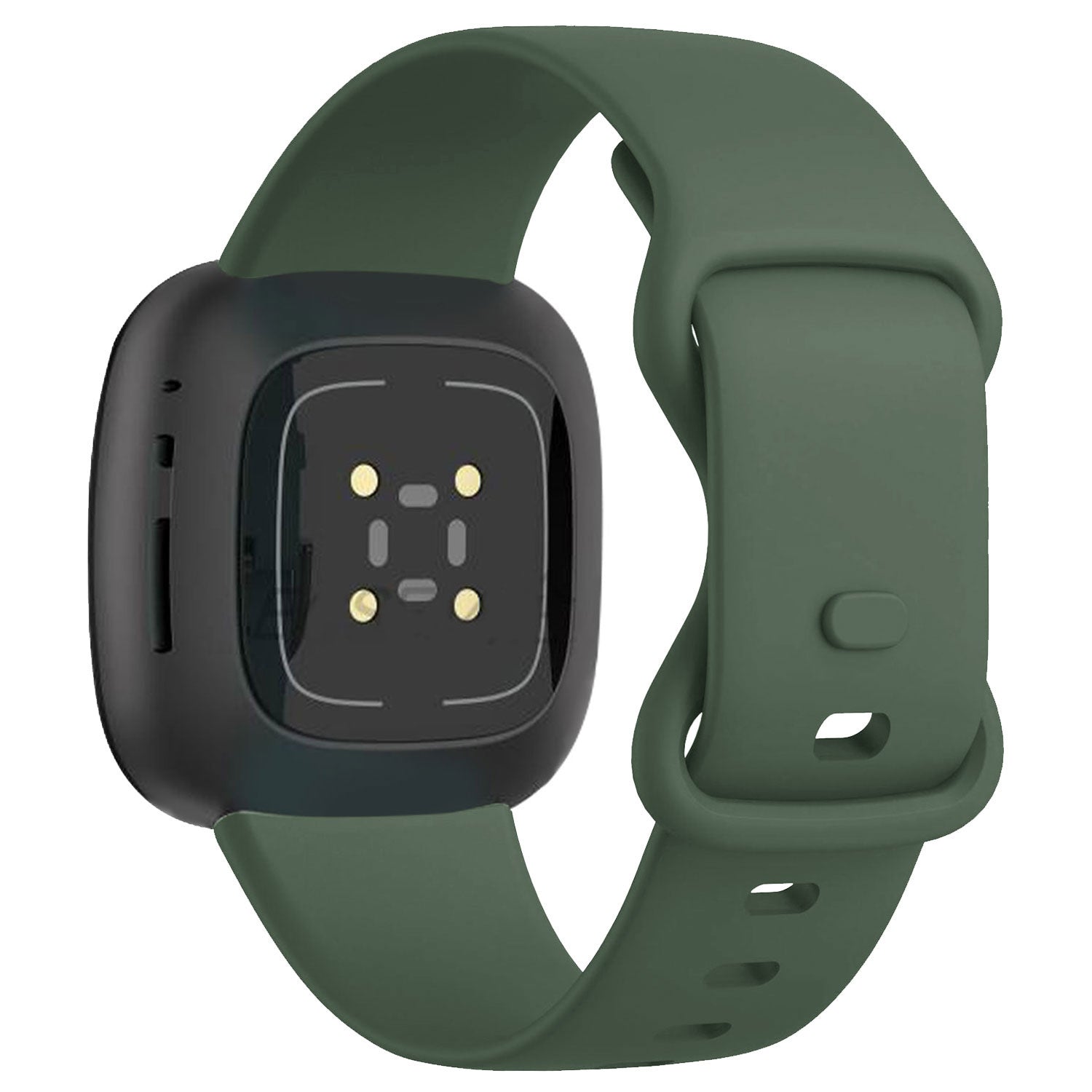 Fitbit Versa 3 Klassieke Donkergroene Siliconen Band Voor Versa 3