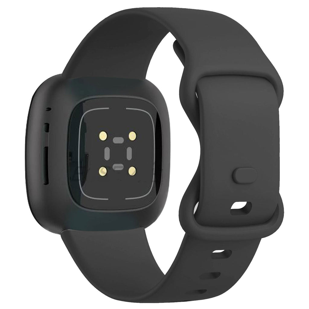 Náhradní silikonový řemínek Fitbit Versa 3 černý klasický