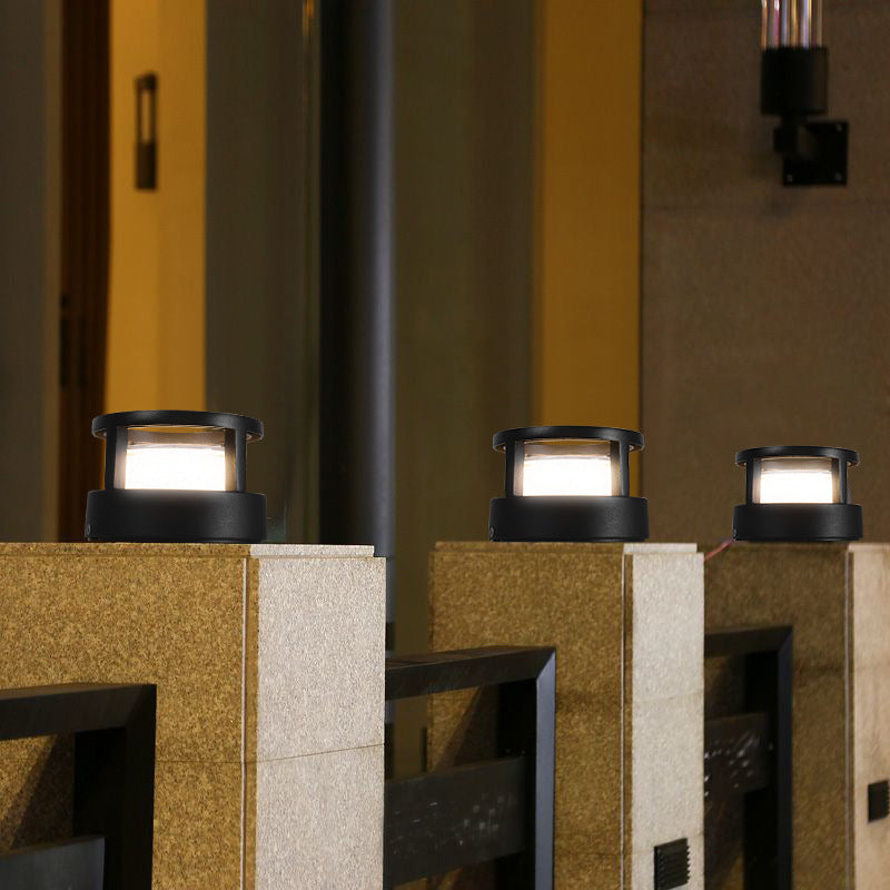 Framed Outdoor Pillar Light | Ormexis