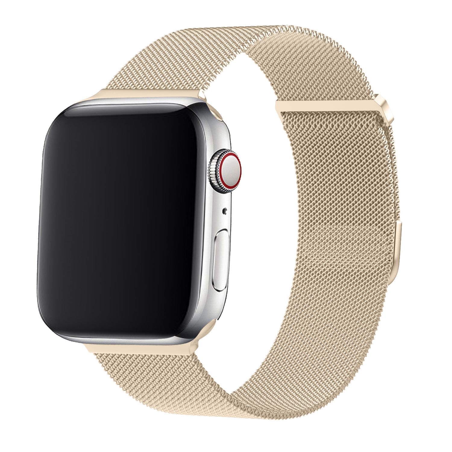 Apple Watch Band With Retro Gold Milanese Loop Strap