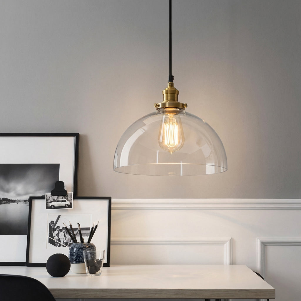 Industriële glazen koepelhanger | Ormexis