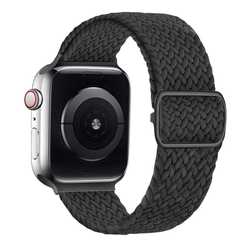 Apple Watch Black Nylon Braided Strap For Apple Watch Band