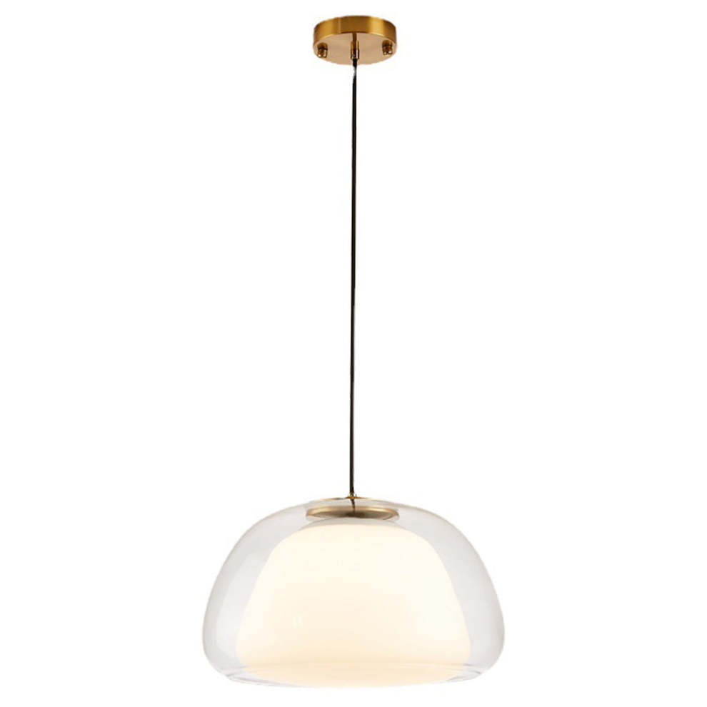 Aurora melkeglass pendellampe for moderne takdekorasjon
