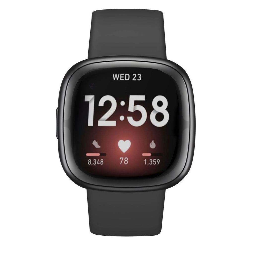 Náhradní silikonový řemínek Fitbit Versa 3 černý klasický