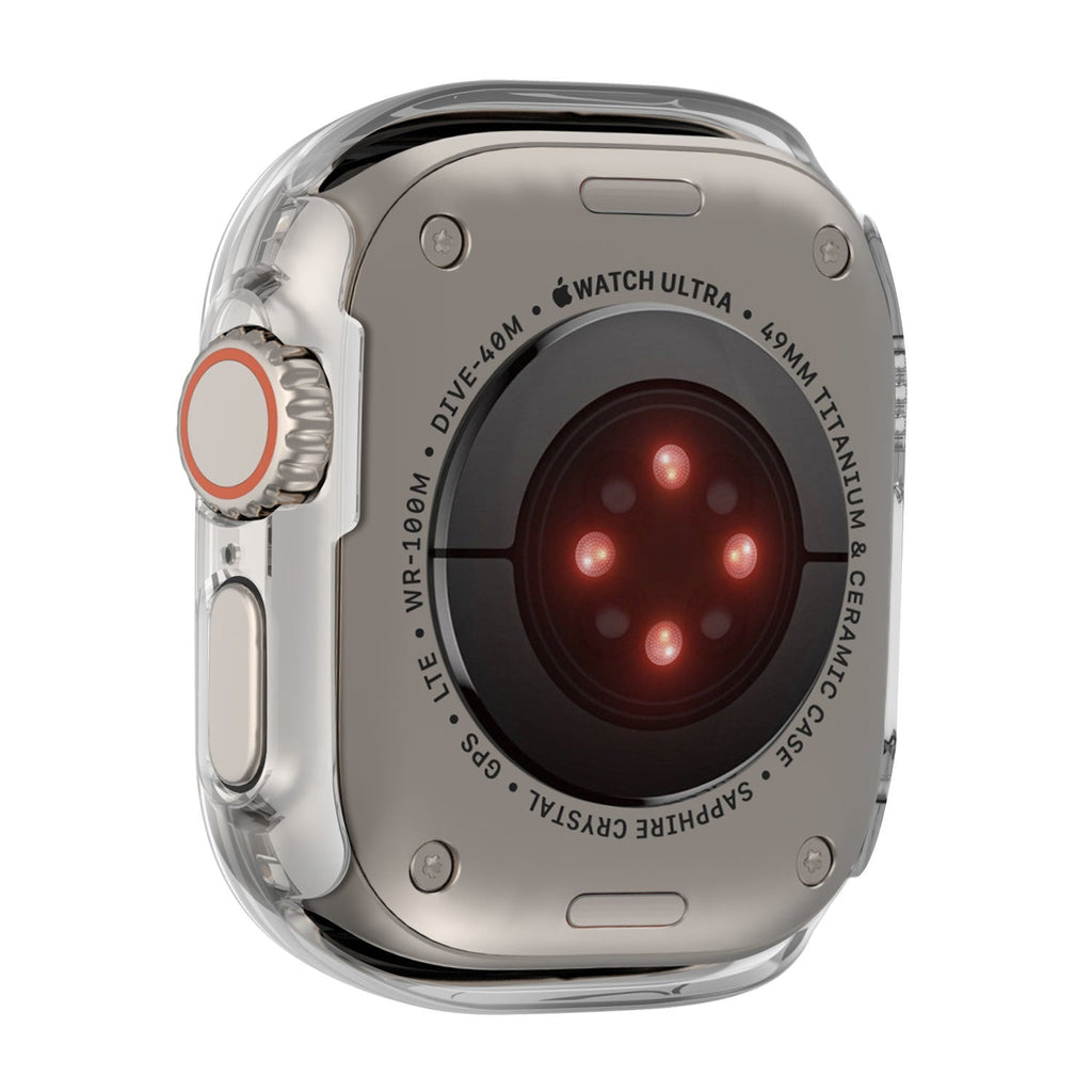 Apple Watch Transparent Glass Cover And Clear Hard Case