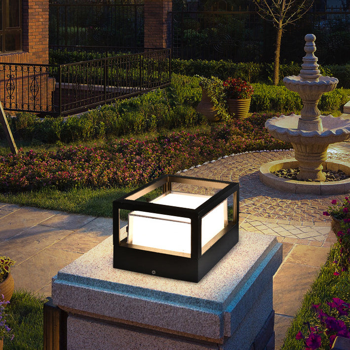 Framed Outdoor Pillar Light | Ormexis