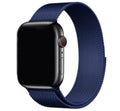 Blue Milanese Strap For Apple Watch Accessory With Mesh Design