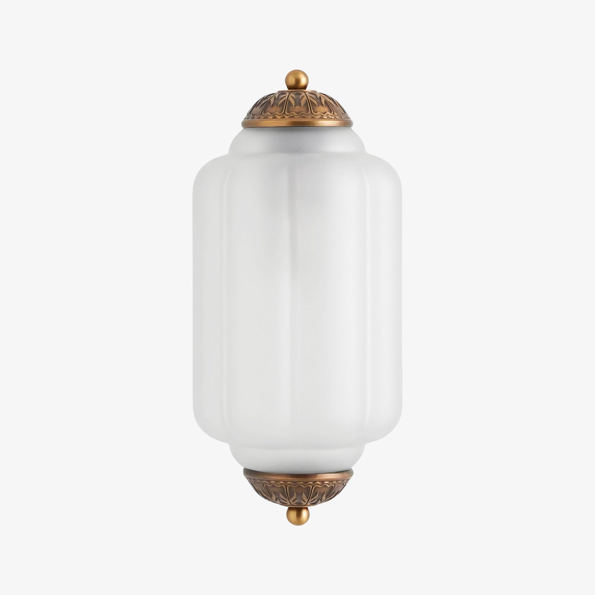 Ribbed Glass Capsule Wall Light | Ormexis