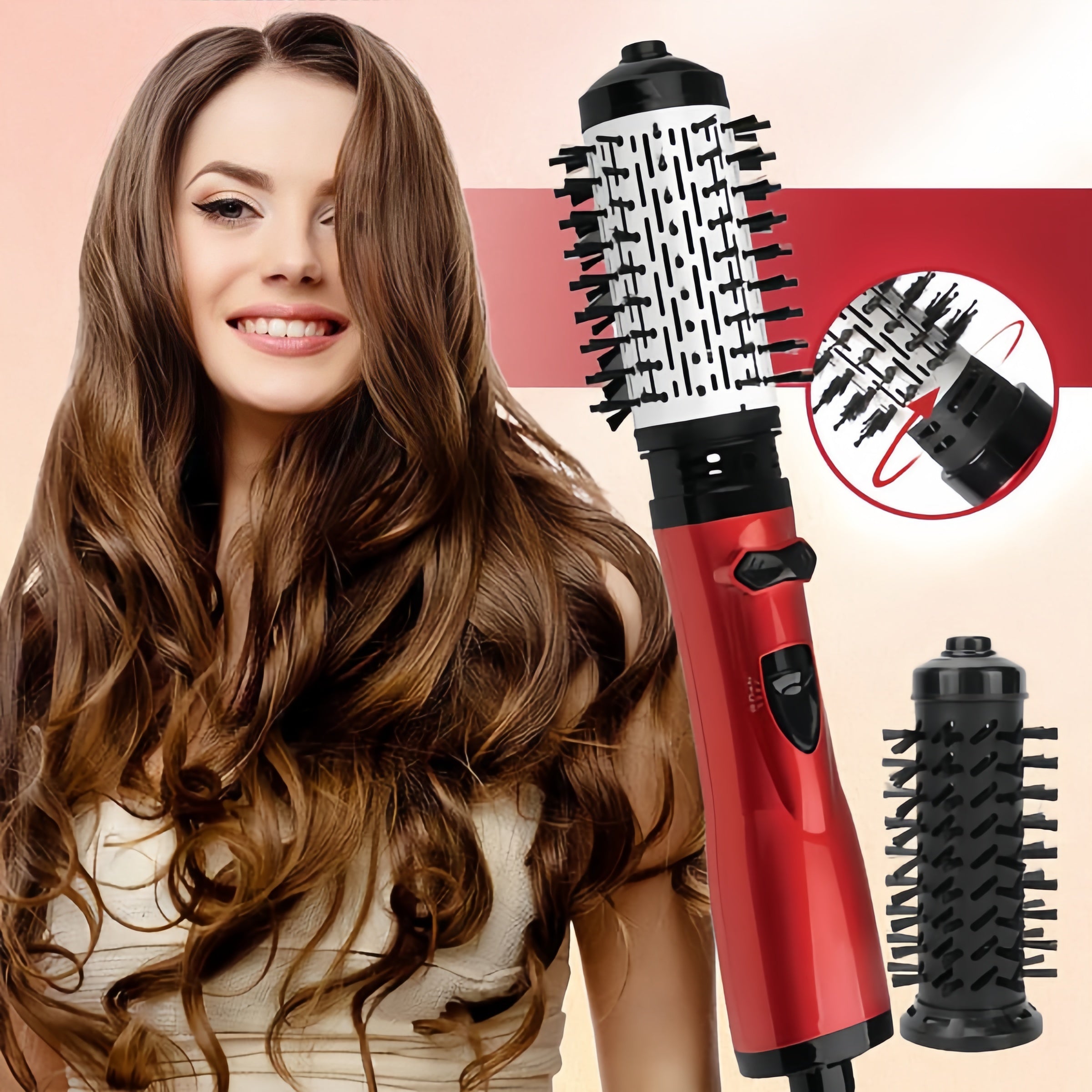 NovaGlide 3-In-1 Hairbrush For Simple Daily Styling