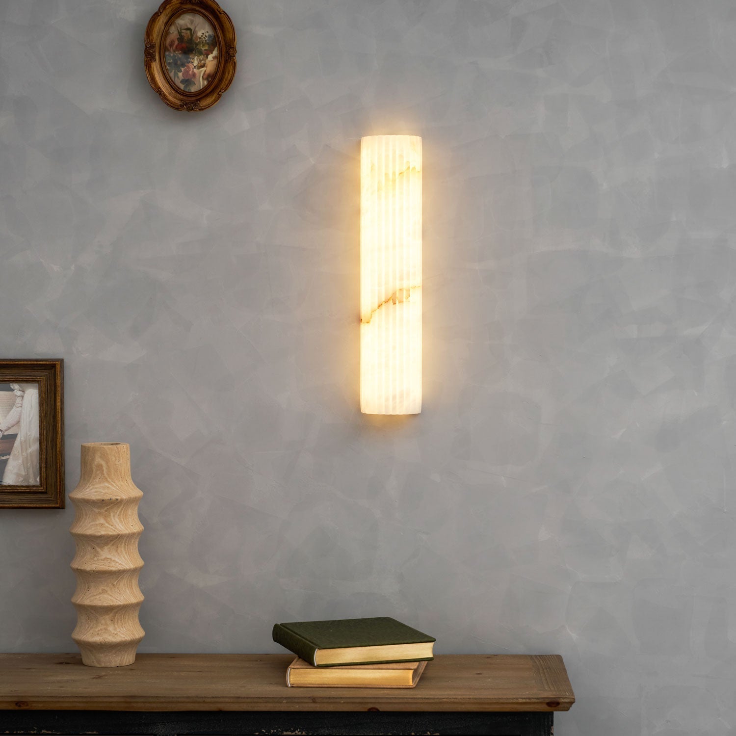 Rula Alabaster Wall Light | Ormexis