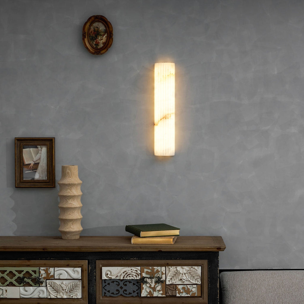 Rula Alabaster Wall Light | Ormexis