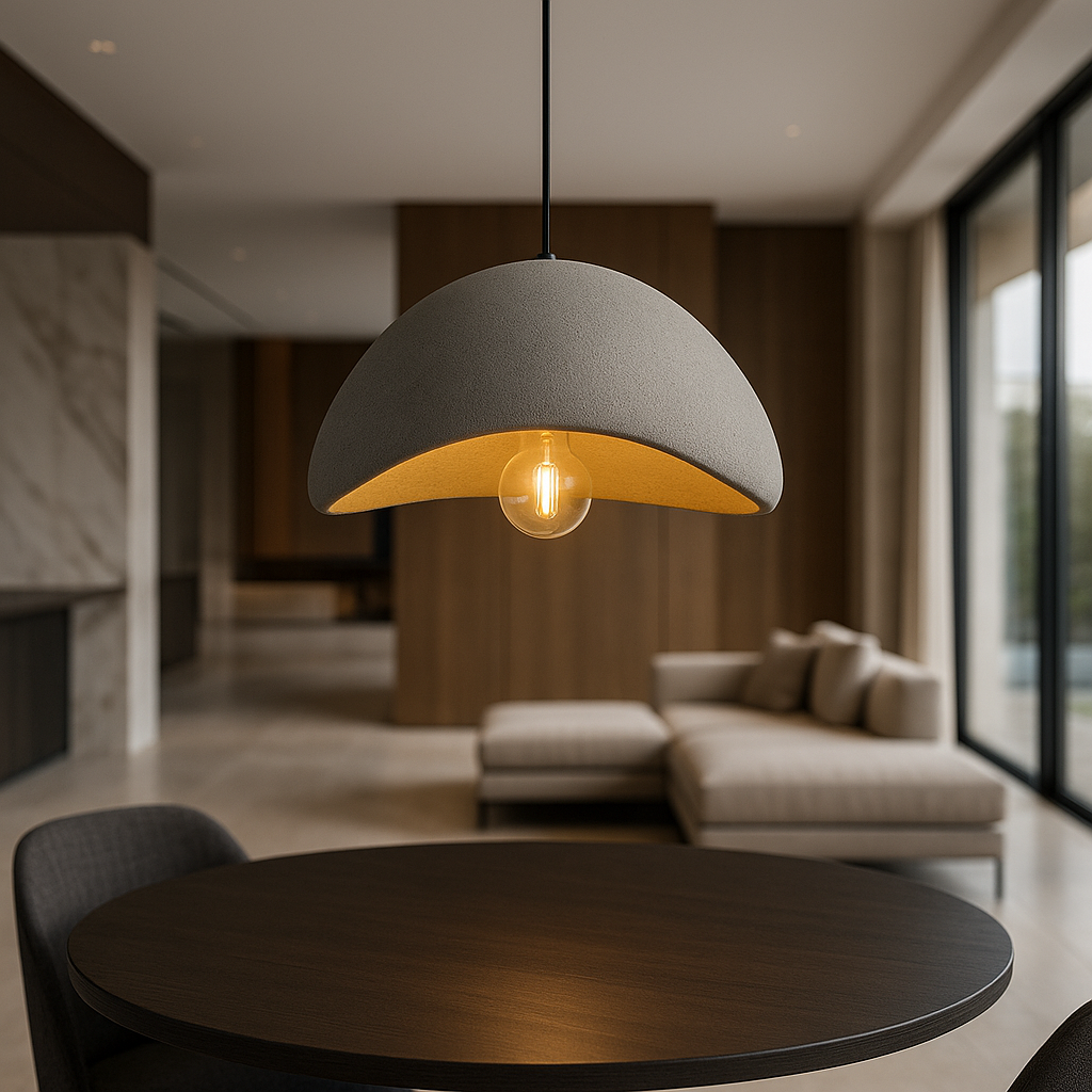 Stmívatelná závěsná lampa Aurea pro ambientní osvětlení místnosti