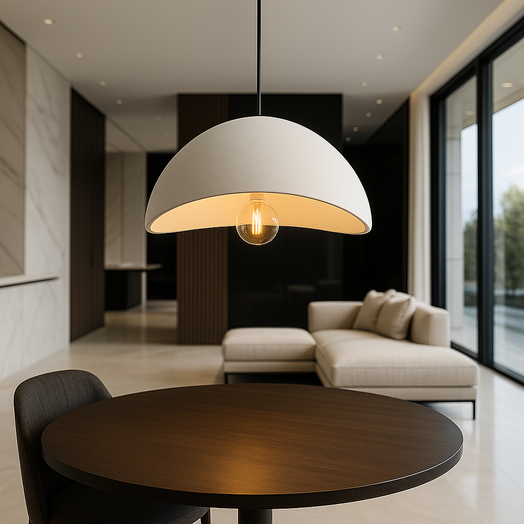 Stmívatelná závěsná lampa Aurea pro ambientní osvětlení místnosti