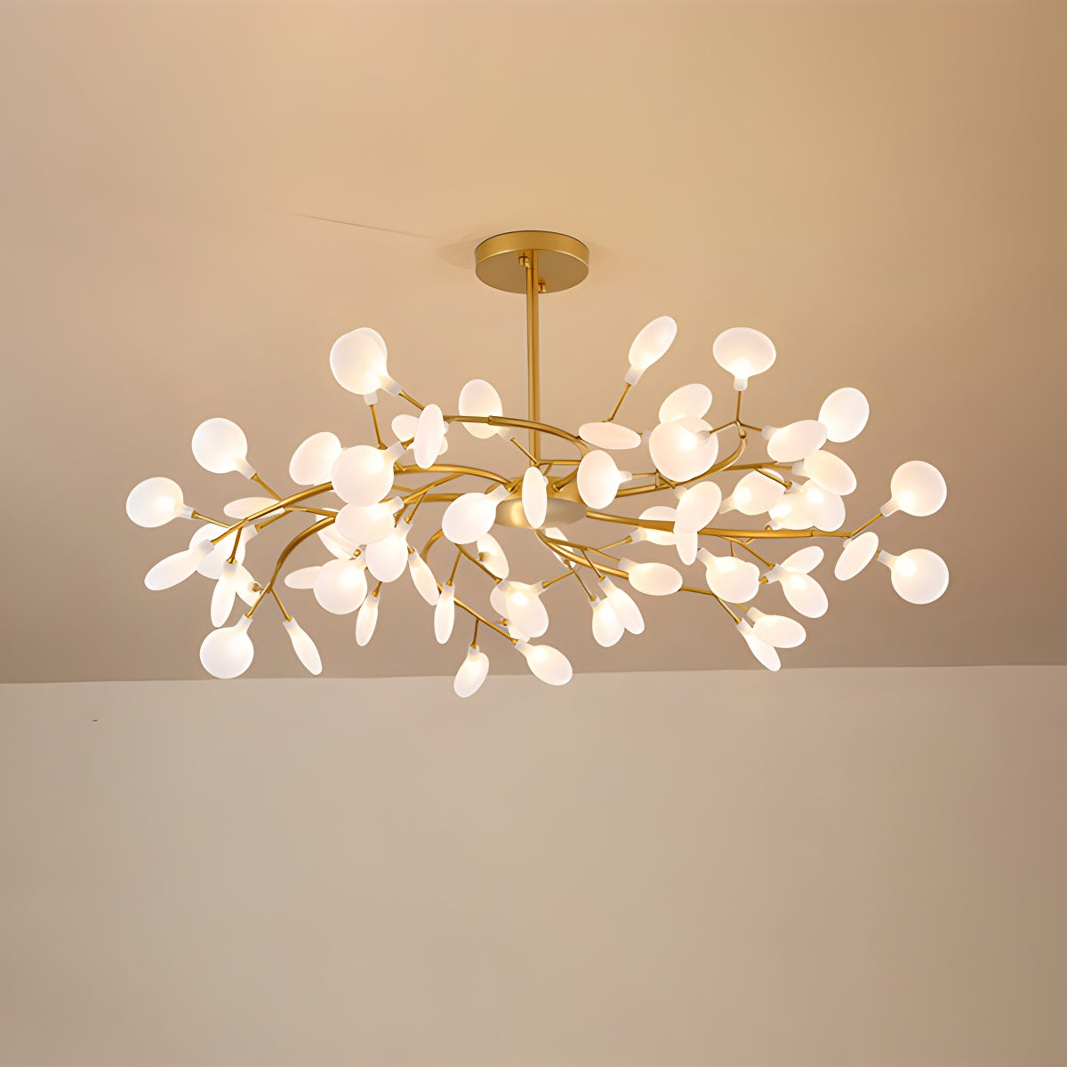 Firefly Sputnik LED Chandelier In Starburst Design For Warm Ambient Glow