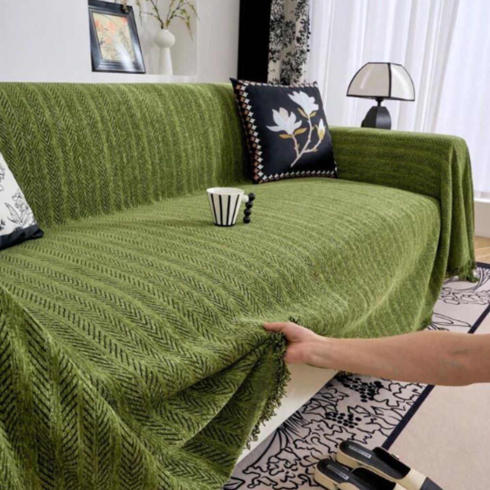 Subtle Weave Sofa Cover | Ormexis
