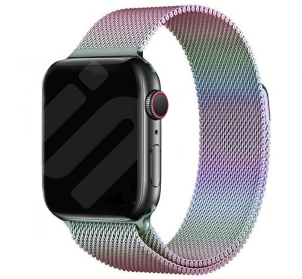 パール調仕上げのApple Watchミラネーゼバンド