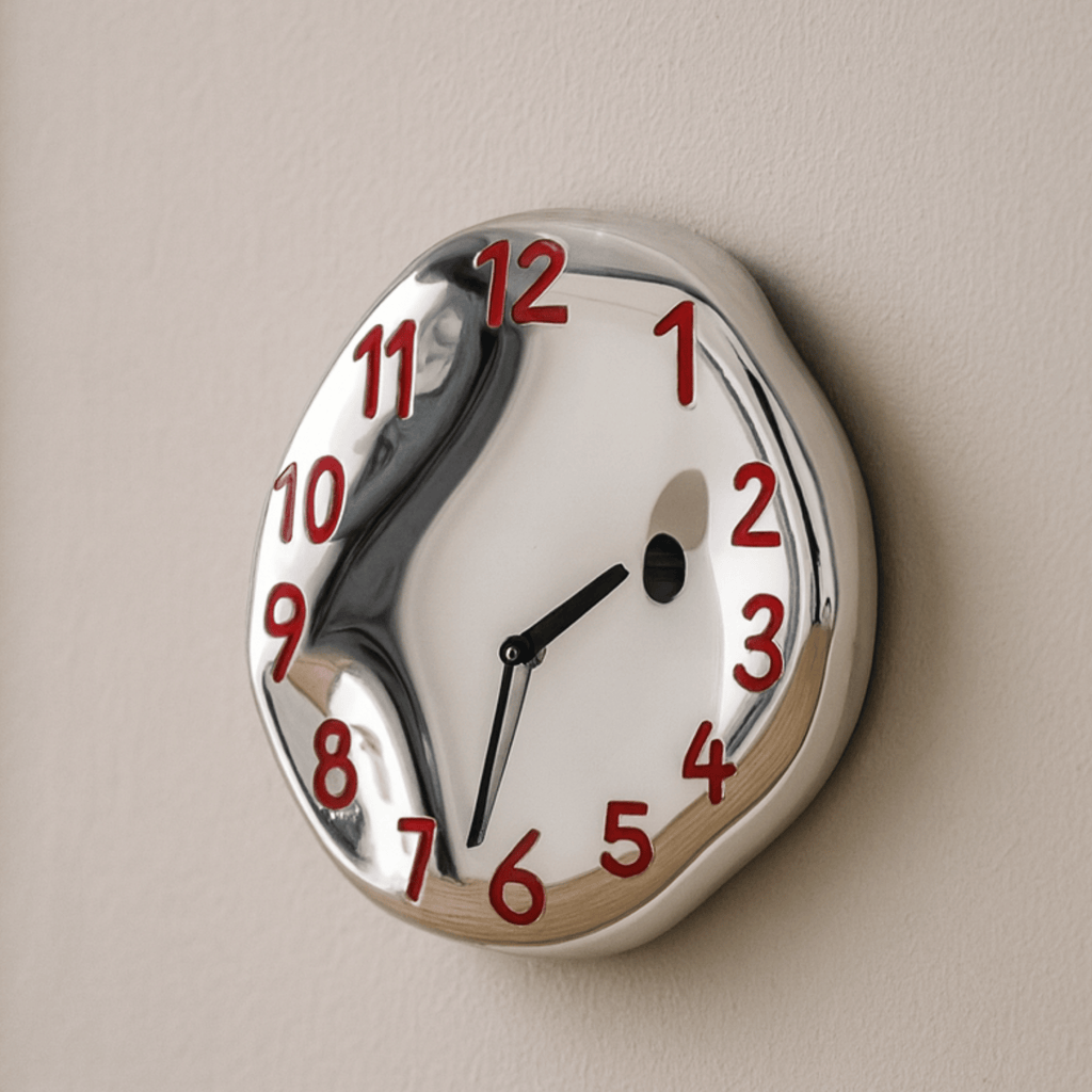 Horloge murale à visage déformé | Ormexis
