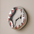 Horloge murale à visage déformé | Ormexis
