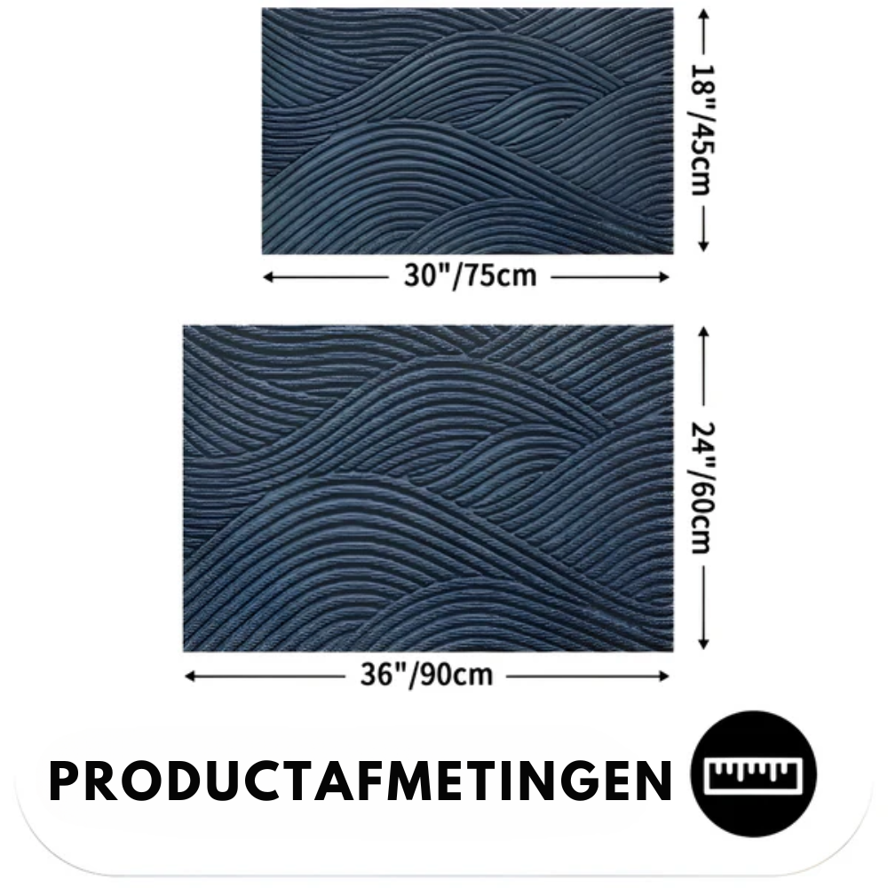 Geometric Wave Form Area Rug | Ormexis