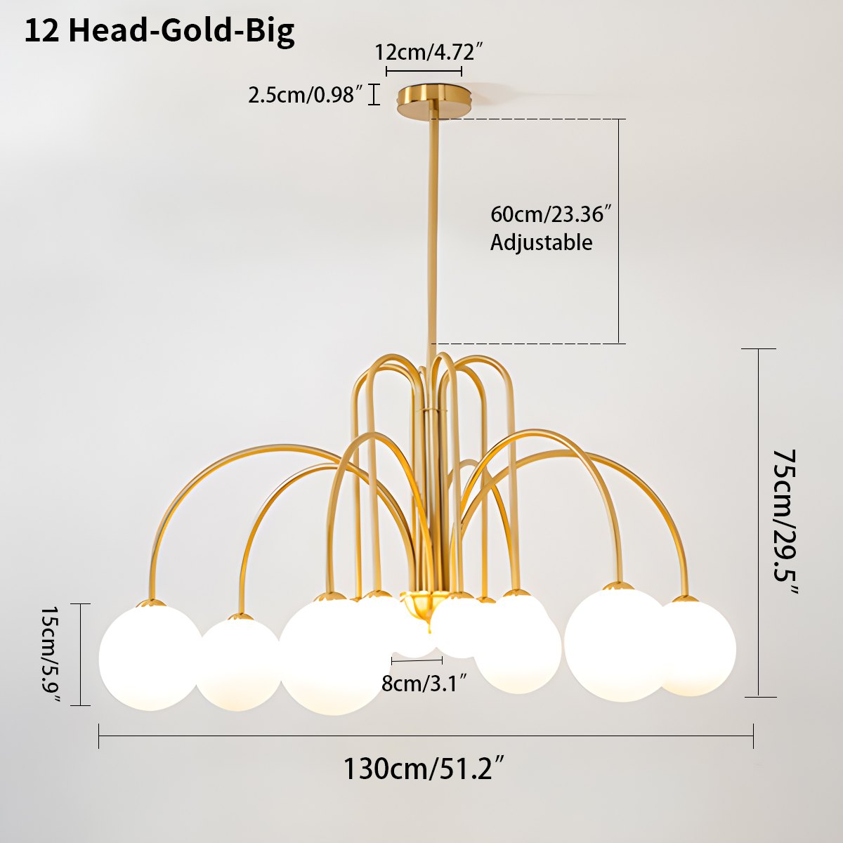 Avi Glass Chandelier With Double Layer Design Contemporary Ceiling Light