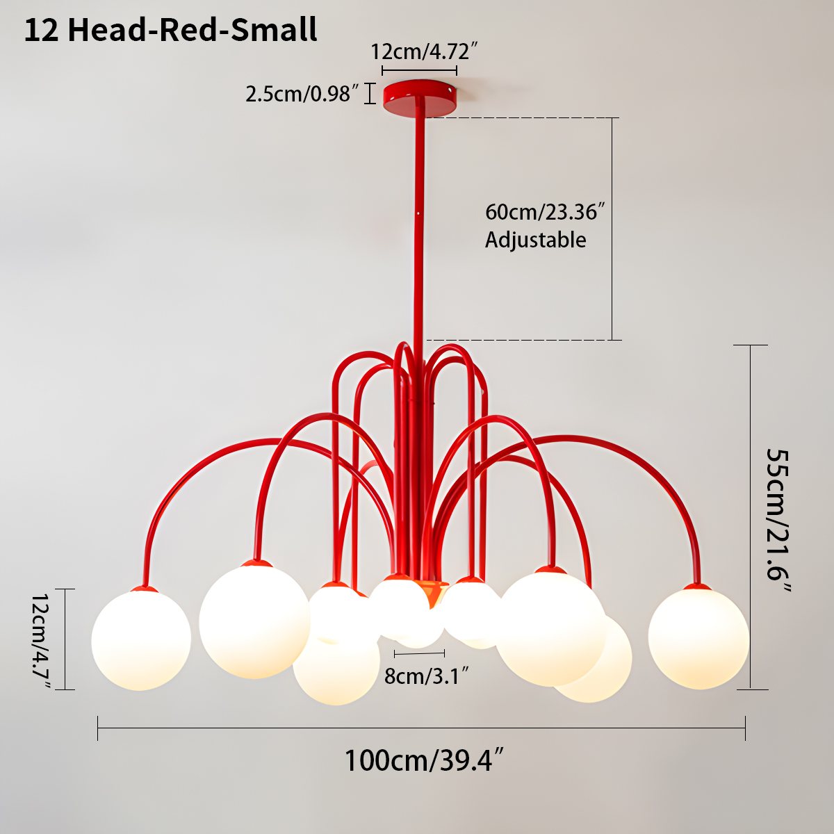 Avi Glass Chandelier With Double Layer Design Contemporary Ceiling Light