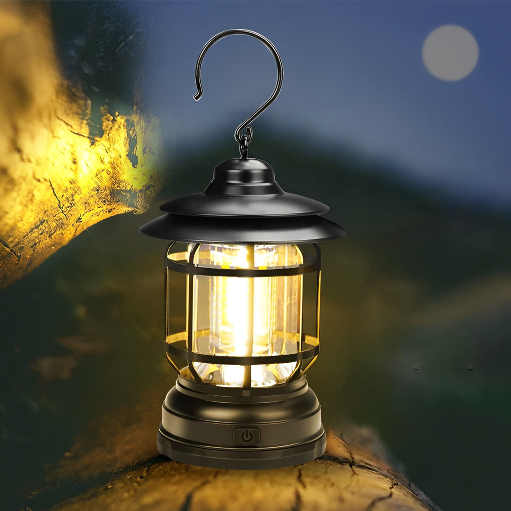 Timberline Glass Lantern Lamp | Ormexis
