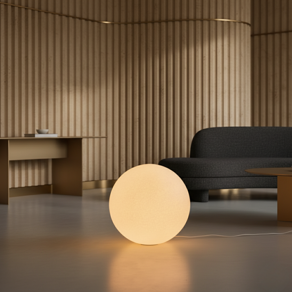 Spherical Diffused Floor Lamp | Ormexis