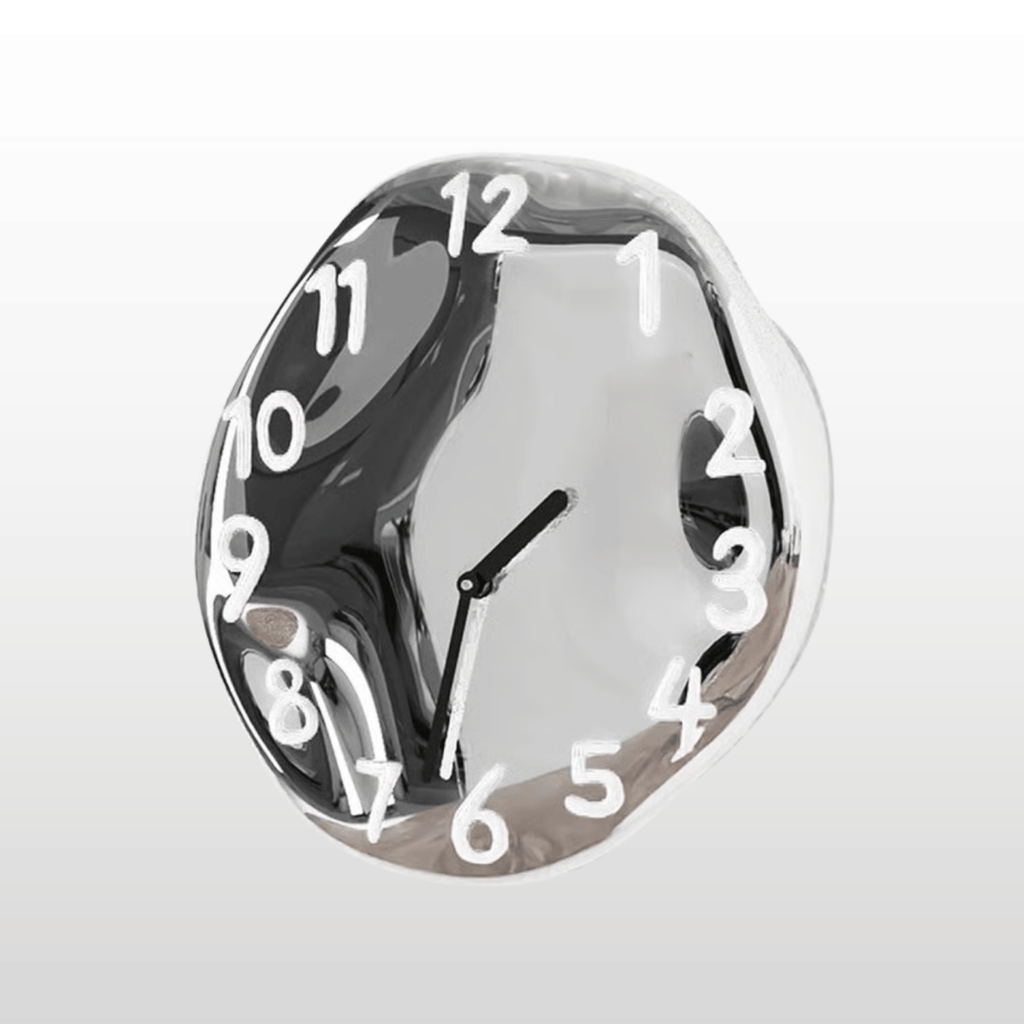 Horloge murale à visage déformé | Ormexis