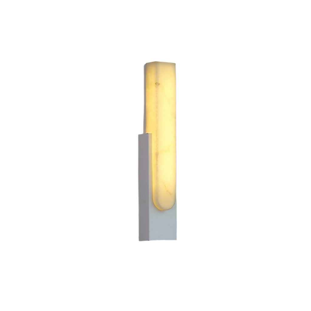 Modern Sculptural Alabaster Wall Sconce | Ormexis