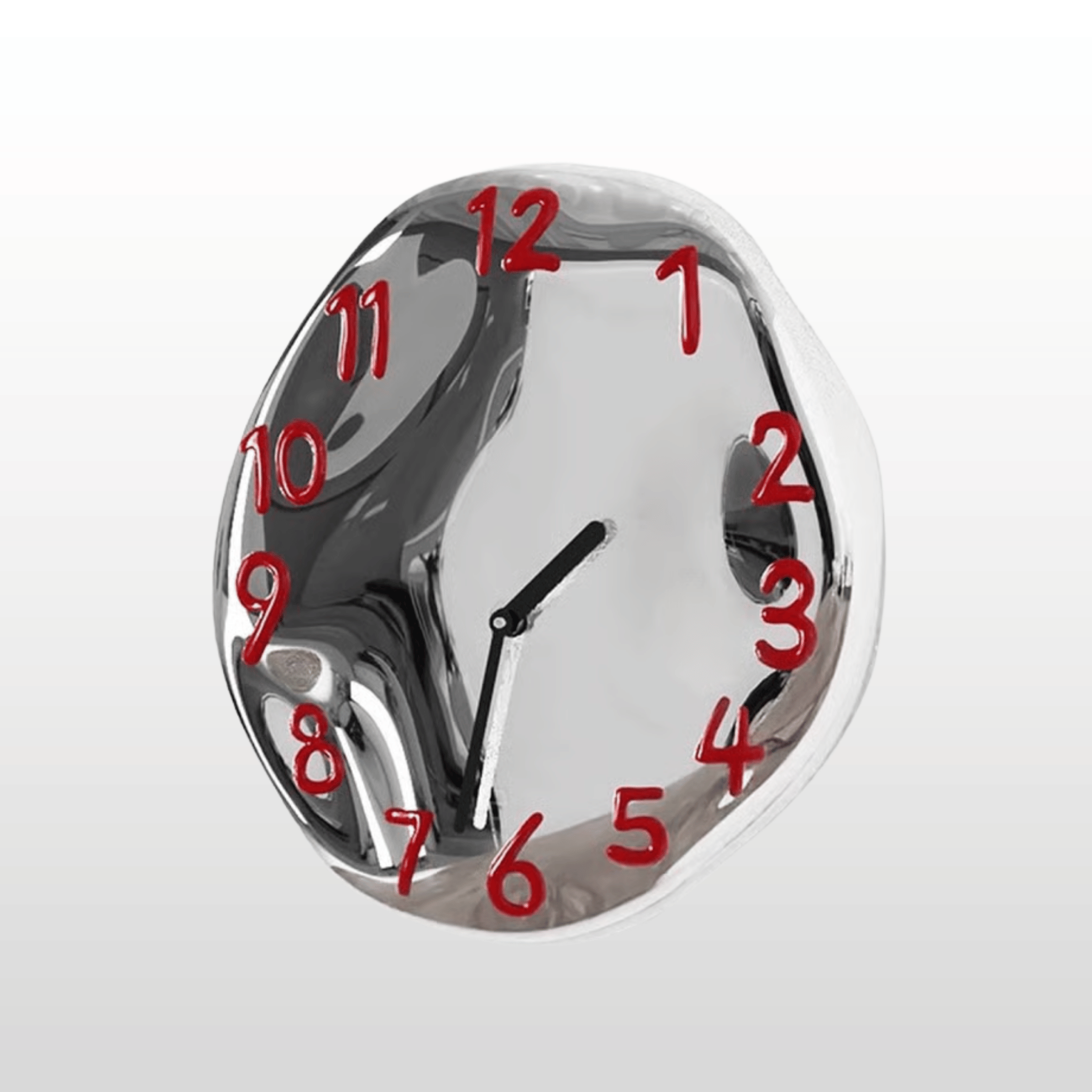 Horloge murale à visage déformé | Ormexis