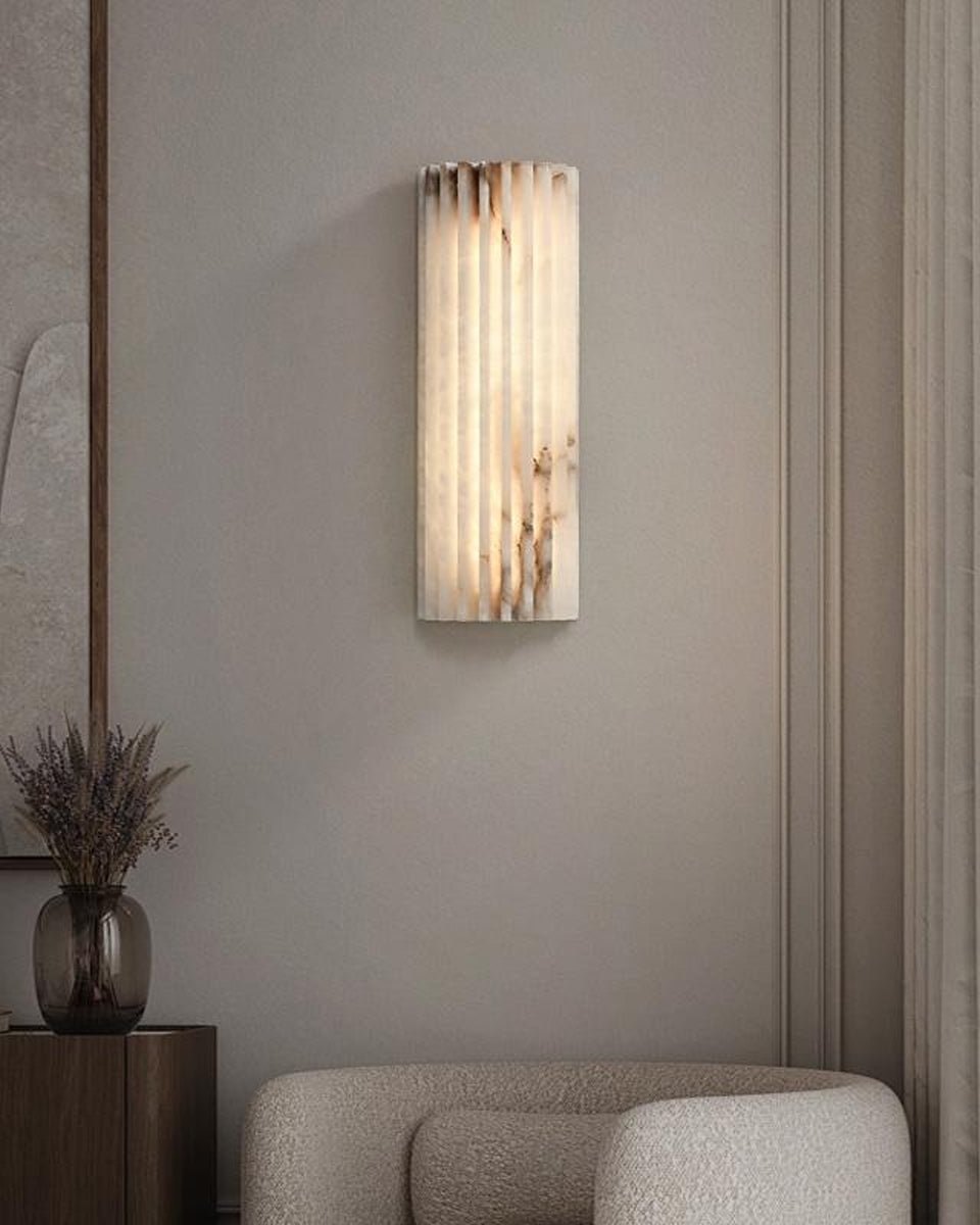 Rula Alabaster Wall Light | Ormexis