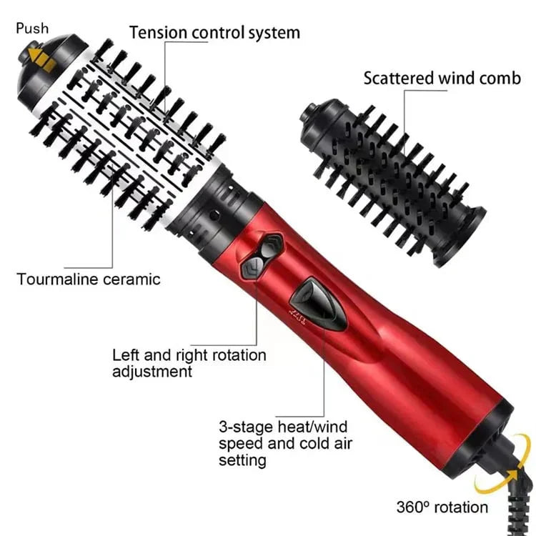 NovaGlide 3-In-1 Hairbrush For Simple Daily Styling