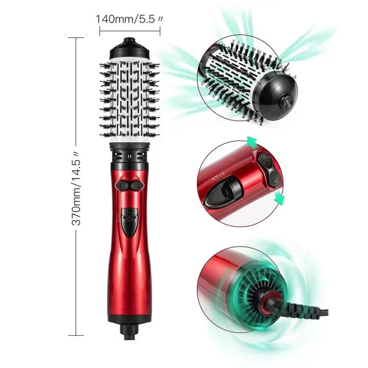 NovaGlide 3-In-1 Hairbrush For Simple Daily Styling