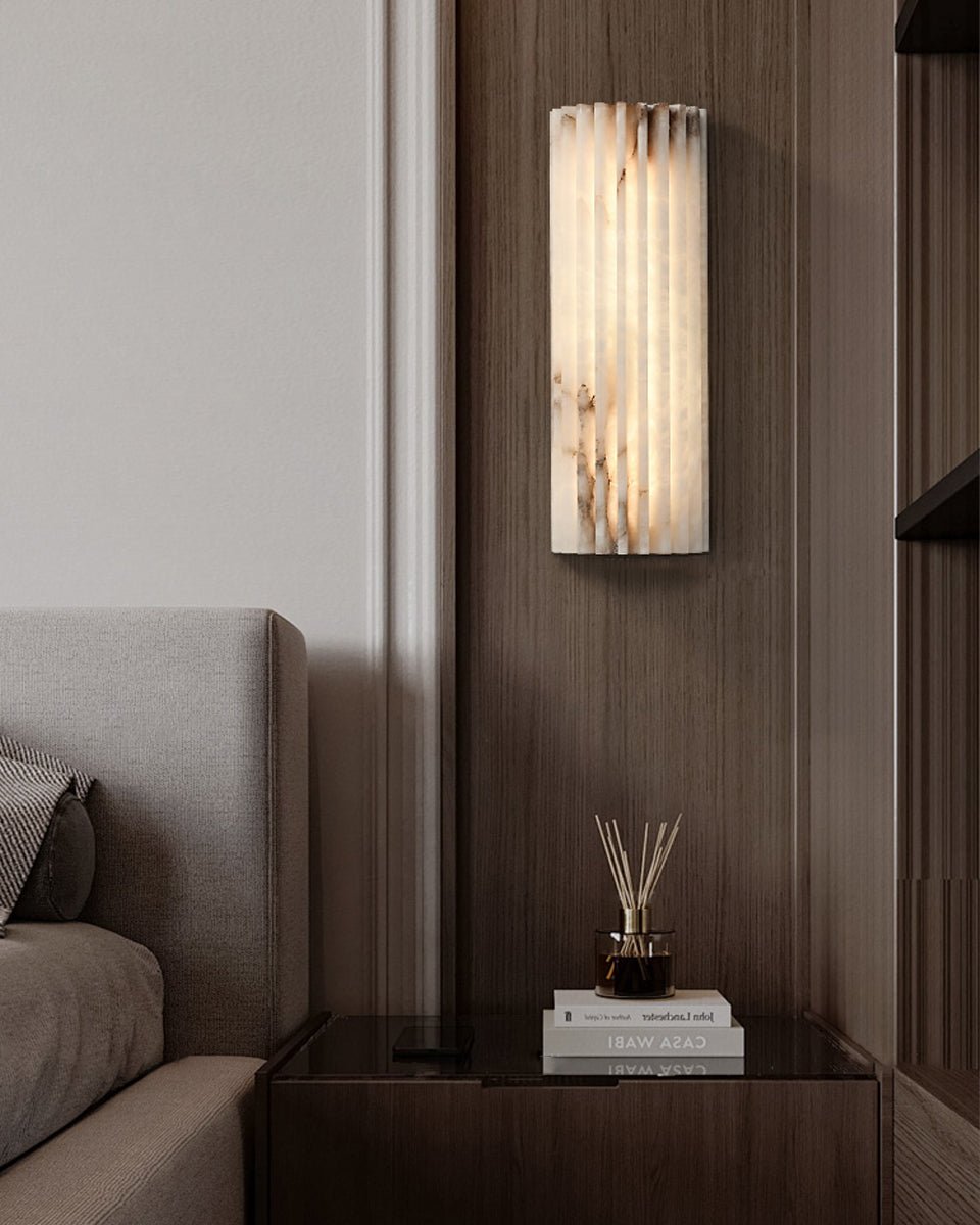 Rula Alabaster Wall Light | Ormexis