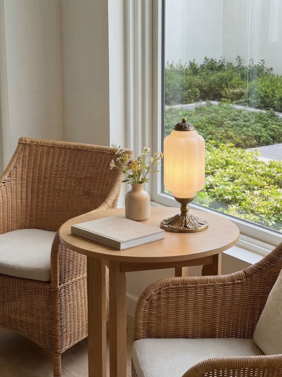 Uma Glass Table Lamp | Ormexis