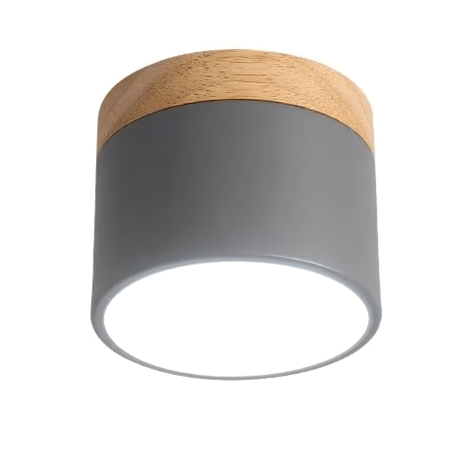 Wood Accent Drum Ceiling Light | Ormexis