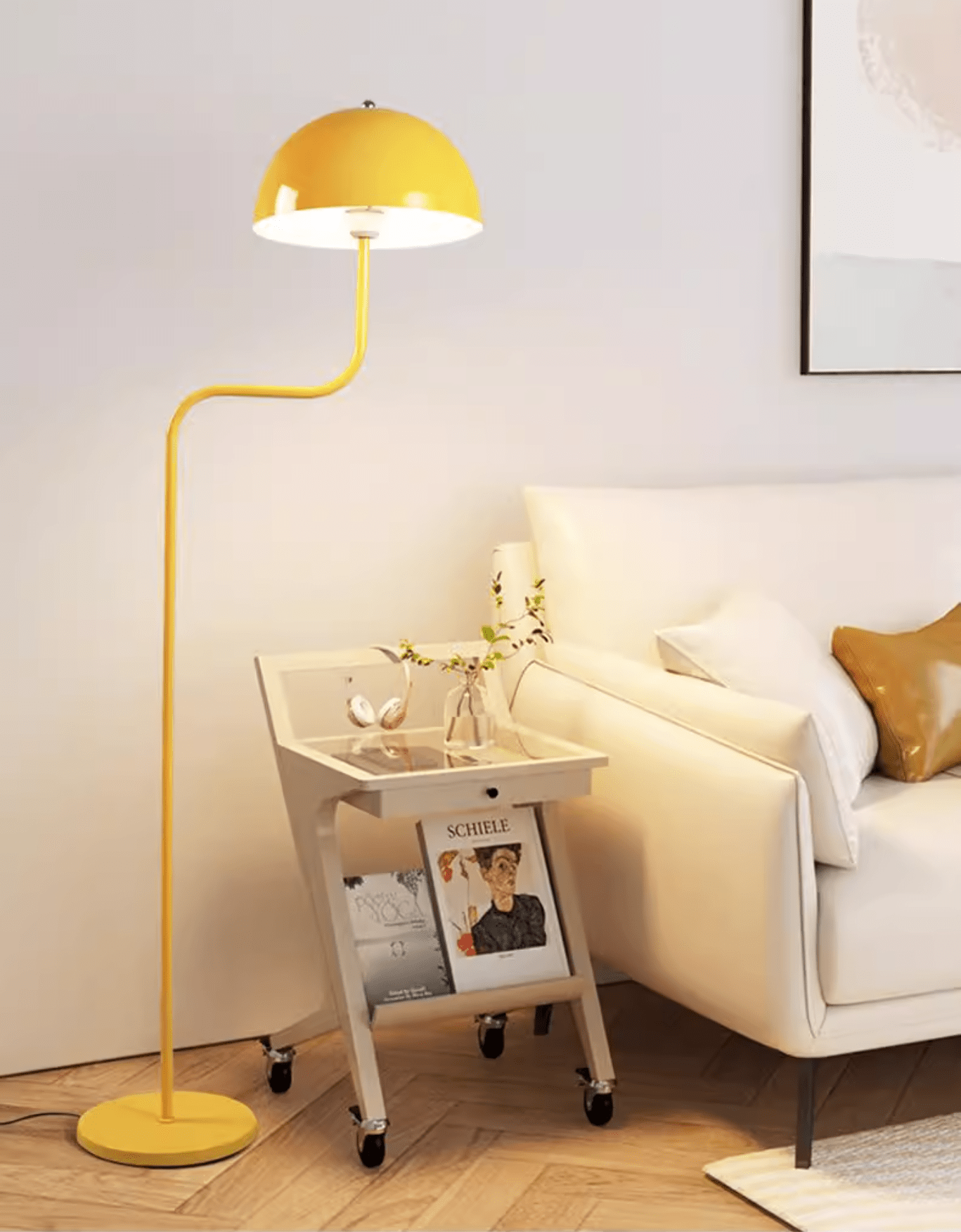 Bogen-Stehlampe mit Kuppelschirm | Ormexis