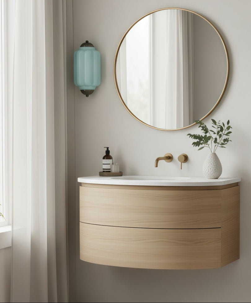 Ribbed Glass Capsule Wall Light | Ormexis