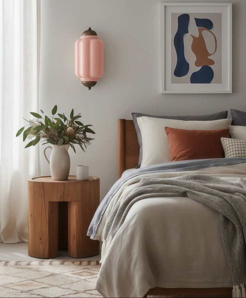 Ribbed Glass Capsule Wall Light | Ormexis