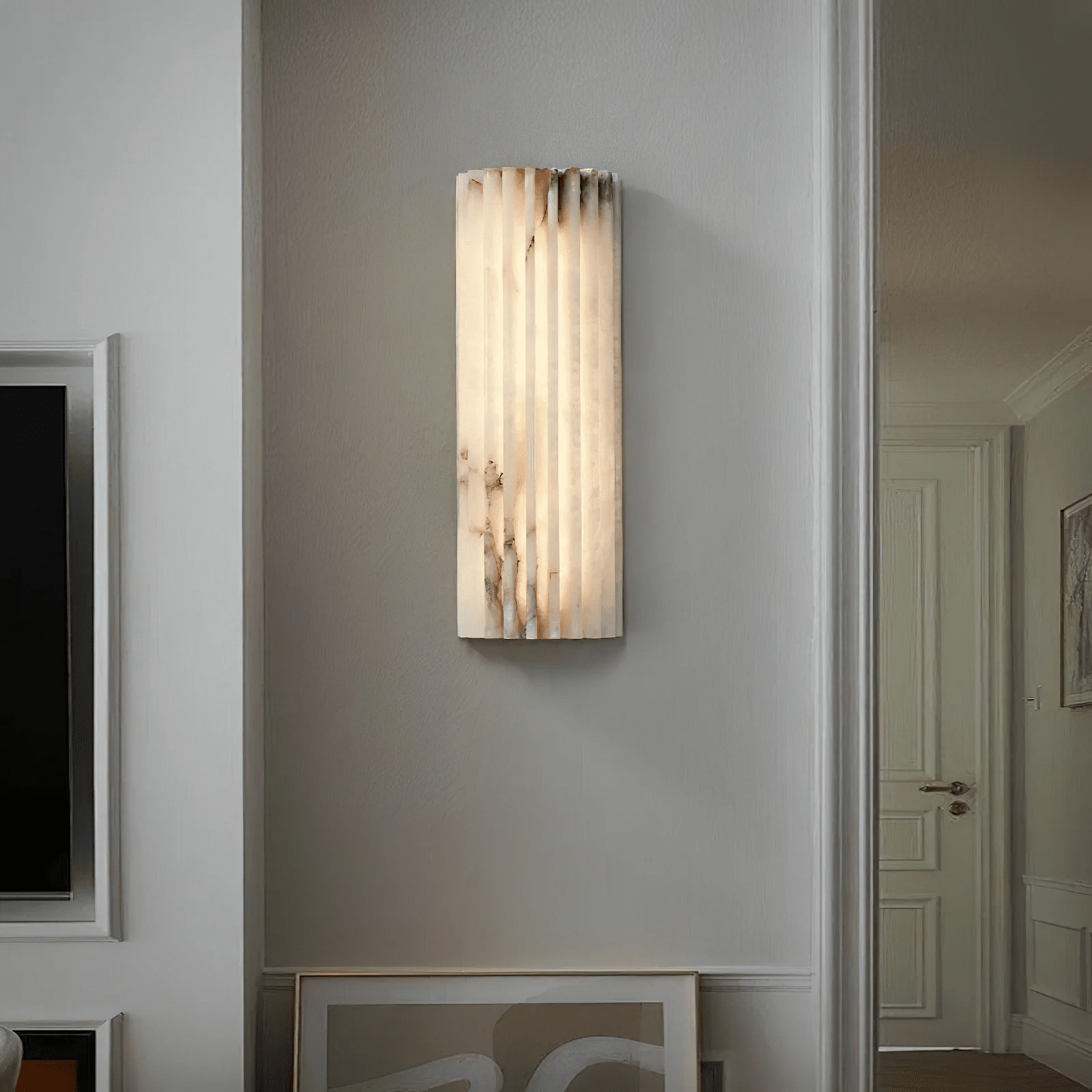 Rula Alabaster Wall Light | Ormexis