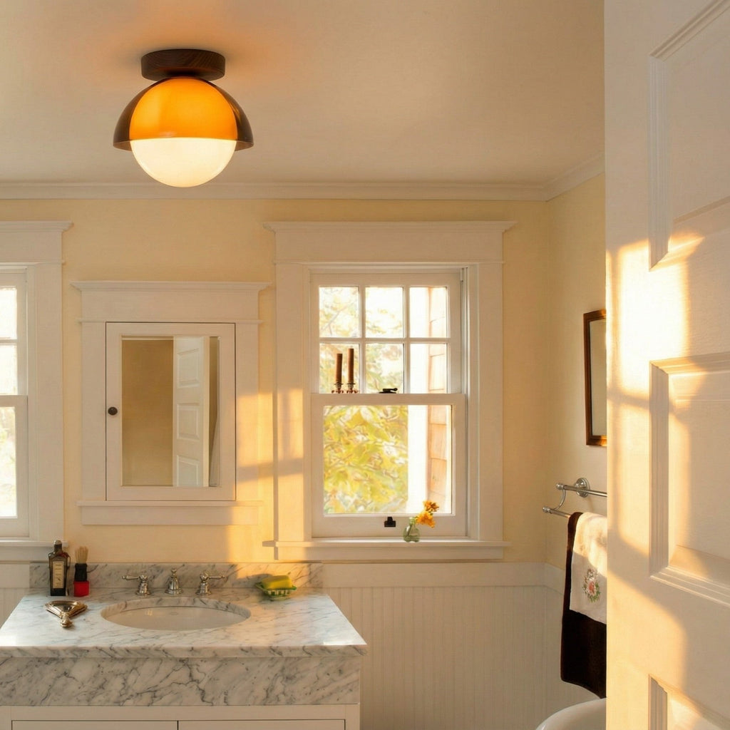 Half Dome Orb Ceiling Light | Ormexis