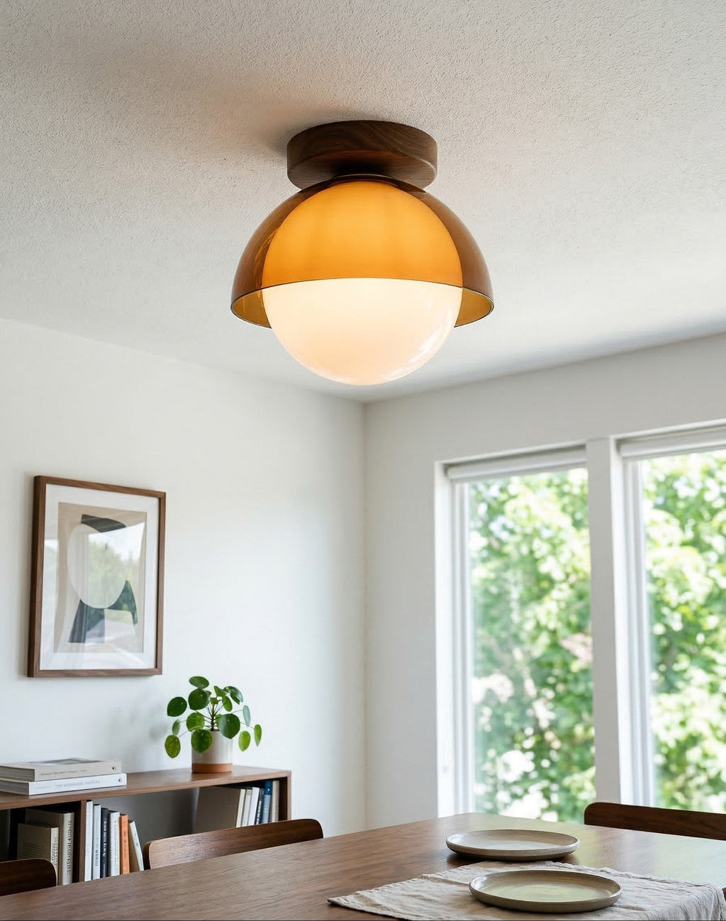 Half Dome Orb Ceiling Light | Ormexis