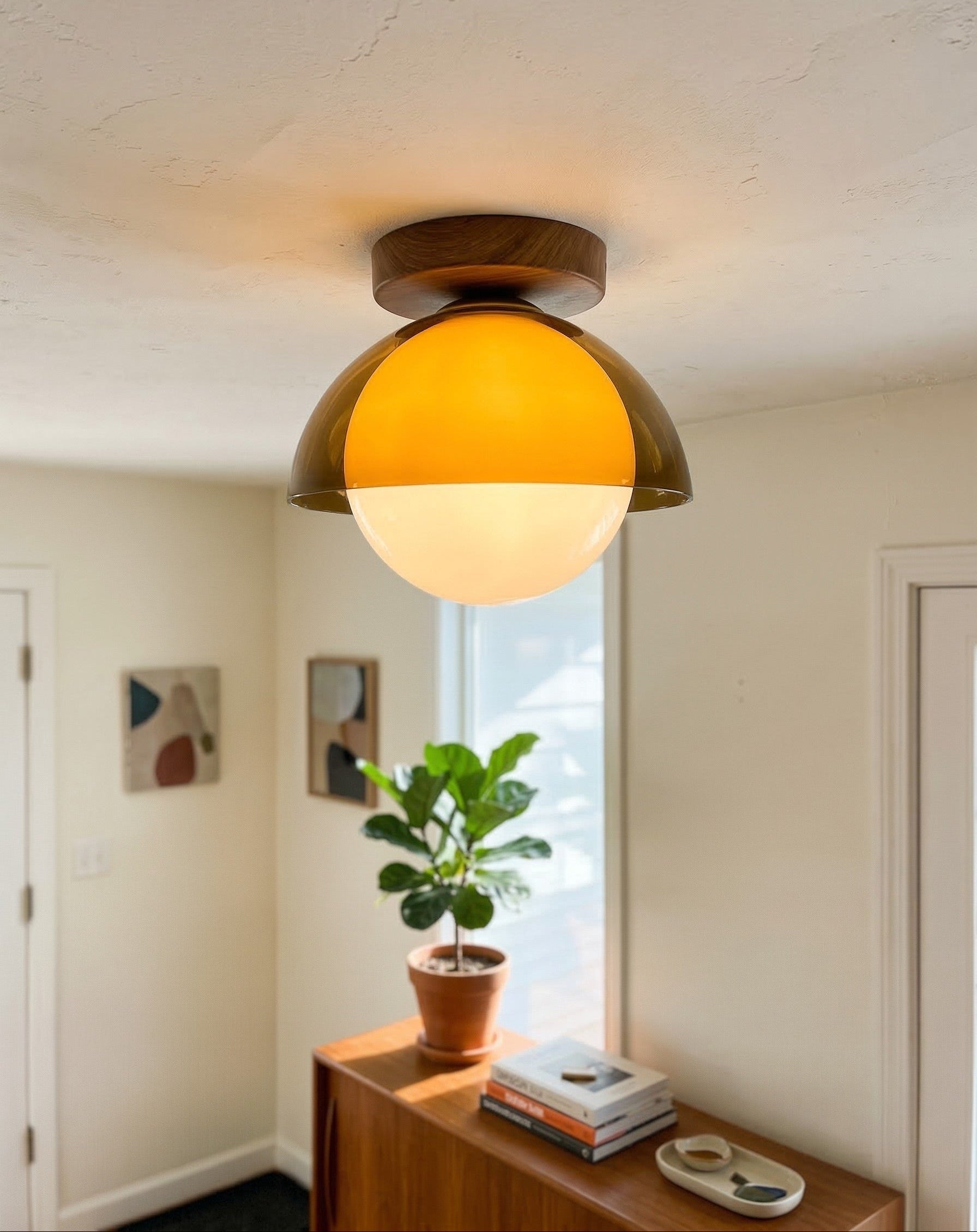 Half Dome Orb Ceiling Light | Ormexis