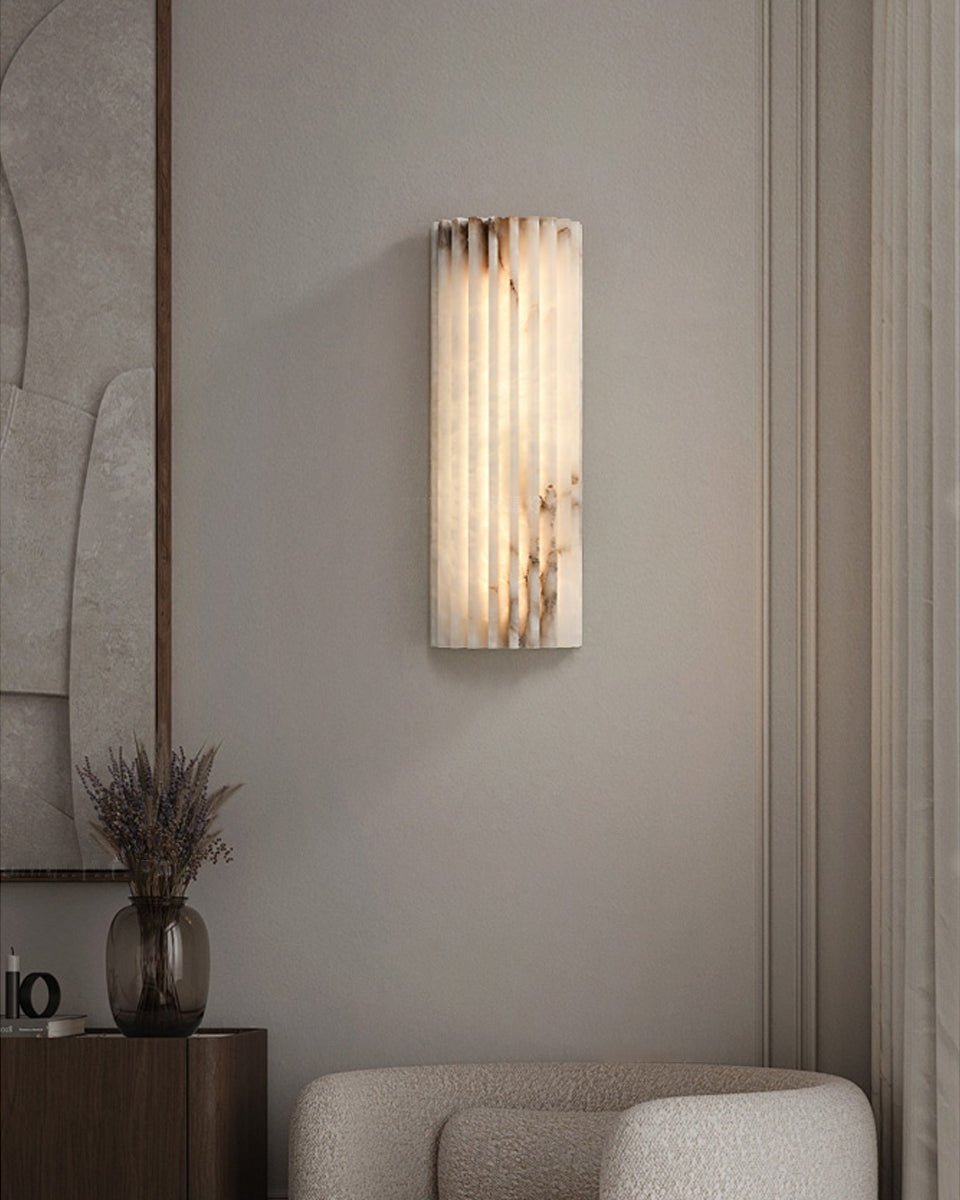 Rula Alabaster Wall Light | Ormexis