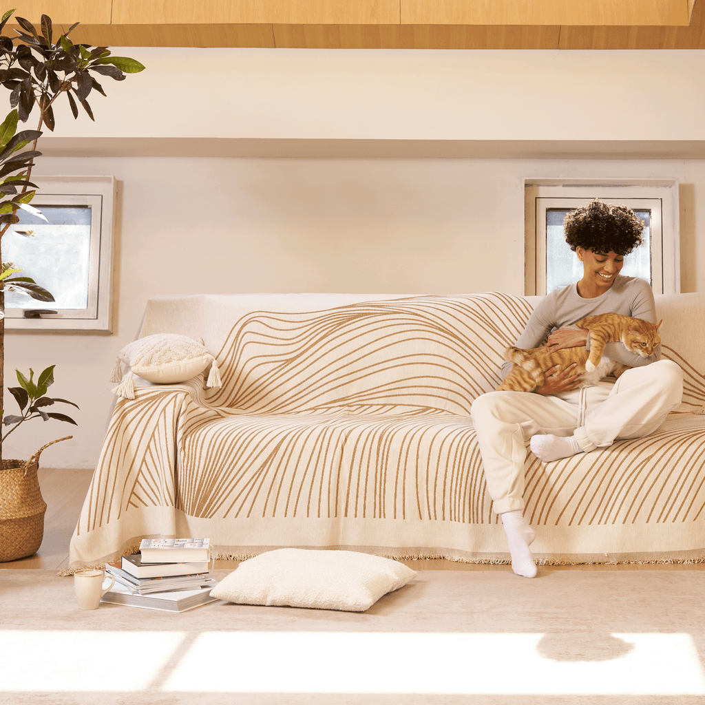 Flow Line Sofa Cover | Ormexis